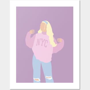 NYC Sweatshirt Fashion Girl Posters and Art
